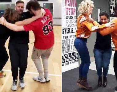 考驗默契的時候到了《三角舞挑戰》能跳對不相撞的人很少阿w