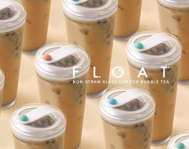 台灣設計師設計珍珠奶茶杯《FLOAT》讓外國人大讚　再也不怕剩一堆珍珠啦～