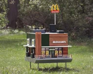 您好歡迎光臨《世界最小麥當勞》開幕 顧客是......蜜蜂?