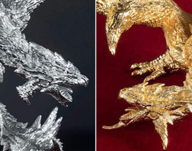 24K金周邊《魔物獵人金銀火奢華雕像》880萬日元有錢人的生活就是這麼樸實無華啊