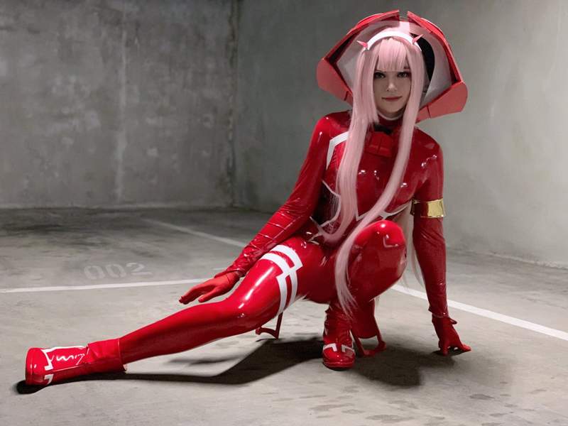 被电竞耽误的Coser《Sneaky》Cosplay「ZERO TWO」美出新高度  - 图片8