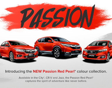《Honda City/Jazz/CR-V》馬來西亞增添Passion Red Pearl搶眼新色