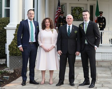 愛爾蘭總理《帶男友拜會美國副總統》副總統可是保守派 算宣示嗎？