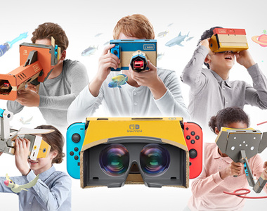 任天堂《Switch 玩 VR》最新厚紙板玩具「Nintendo Labo Toy-Con 04: VR」登場