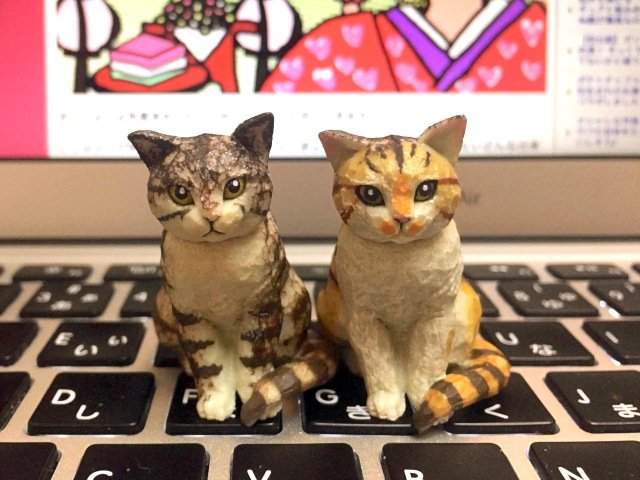 高质感《猫雕刻扭蛋》日本雕刻家「はしもとみお」与「奇谭」合作转蛋 - 图片4 高质感《猫雕刻扭蛋》日本雕刻家「はしもとみお」与「奇谭」合作转蛋