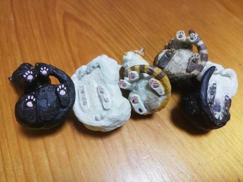 高质感《猫雕刻扭蛋》日本雕刻家「はしもとみお」与「奇谭」合作转蛋 - 图片6 高质感《猫雕刻扭蛋》日本雕刻家「はしもとみお」与「奇谭」合作转蛋