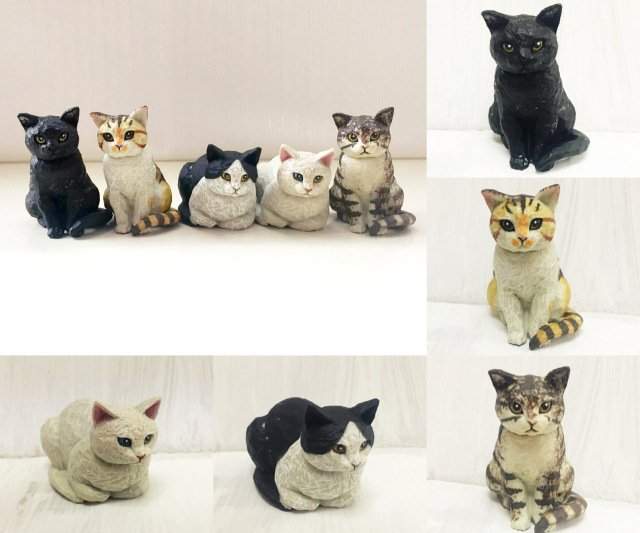 高质感《猫雕刻扭蛋》日本雕刻家「はしもとみお」与「奇谭」合作转蛋 - 图片7 高质感《猫雕刻扭蛋》日本雕刻家「はしもとみお」与「奇谭」合作转蛋