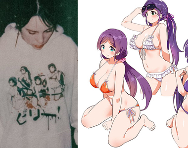 《美國潮牌盜用日本繪師》比莉艾莉許聯名商品惹禍 改個顏色逃不過動畫迷的法眼……