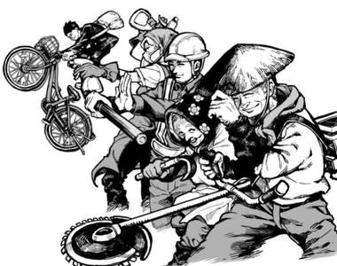 升上去就對了《超絕進化插圖表現》更多各行各業R→SR→SSR的繪師創作