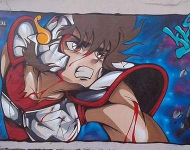 巴西藝術家繪製《動漫塗鴉牆》讓人看了感受很不一樣的優秀作品