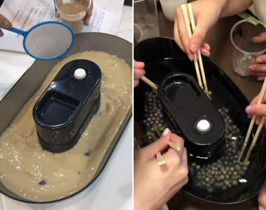 日本珍奶玩法再進化《奶茶撈珍珠競賽》想要吃得爽就得要賣力一點...