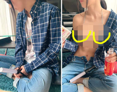 其實很科學《脫了衣服才知道超有料》正妹網友證明隱乳確實存在