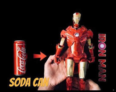 【有片】可樂喝完別丟《用鋁罐製作鋼鐵人》你也可以打造屬於自己的鋼鐵軍團喔