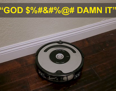 youtuber天才發想「撞到牆就開始咒罵的掃地機器人」發自靈魂深處慘叫會讓人做惡夢...