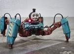 殺戮機器《湯瑪士小火車魔改造》靈活的動作外加眼睛還會動是想要嚇死誰 殺戮機器《湯瑪士小火車魔改造》靈活的動作外加眼睛還會動是想要嚇死誰