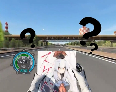 【有片】腦洞魔改《神力科莎》老司機拿工口本飆車,800km/h超激衝刺絕頂升天(物理)