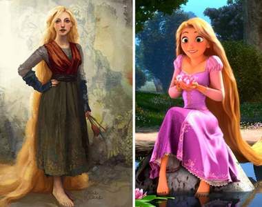 原來樂佩一開始長這樣《迪士尼人物原始概念》角色前後差異太大讓人意外阿~