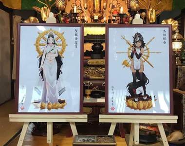 日本住持創作《二次元萌萌菩薩》去參拜可以獲得女神御朱印美圖,網友都嗨翻惹❤