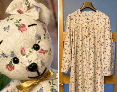 有洋蔥《用過世親友的衣服製作玩偶熊》8成客戶看過必流淚,21歲少女製作的感人布偶