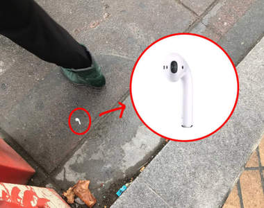 藝術家製作超擬真《AirPods貼紙》人間觀察試試看你會不會想撿起來XD