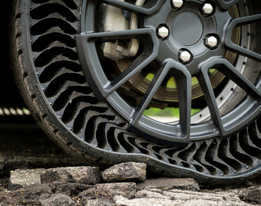 免充氣胎將量產 《Michelin》和《GM》合作開發《Uptis》免充氣輪胎