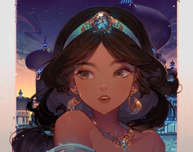 這版公主太美麗《日漫風迪士尼公主》真人版阿拉丁風潮讓許多神作現身啦~