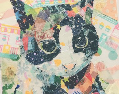 紙膠帶狂粉創作出《紙膠帶畫作》愛紙膠帶愛到把它變成藝術作品