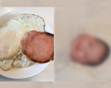 日常的既視感《這火腿蛋跟30年前的我一樣》吃頓飯也能被這樣的畫面衝擊到XD