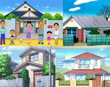 動漫家庭宅調查《哆啦A夢、櫻桃小丸子、蠟筆小新、海螺小姐》好奇他們的房產價值有多高嗎?