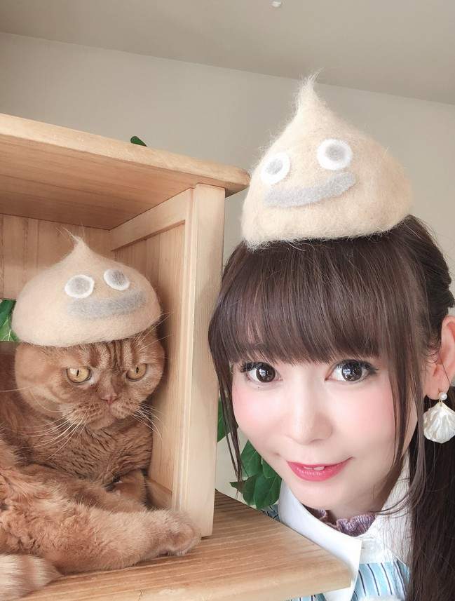 网友大推《史莱姆猫毛帽》中川翔子做出来的宅小物敲可爱 - 图片4 网友大推《史莱姆猫毛帽》中川翔子做出来的宅小物敲可爱