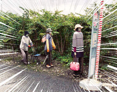 滋賀縣奇景《新田車站旁的稻草人村》不要說晚上光白天都快被嚇死惹