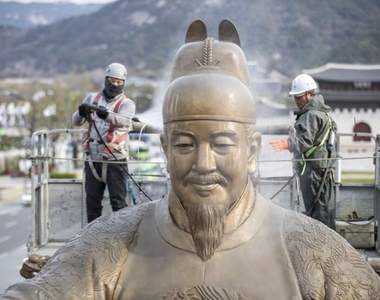 不知為何萌萌的《世宗大王洗澡日》洗一洗出現聖光是世宗大王顯靈了嗎～（喂）