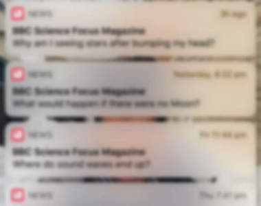 宛如10萬個為什麼《BBC科學雜誌的推播通知》訊息傳來的瞬間就像被小孩纏住一樣煩w