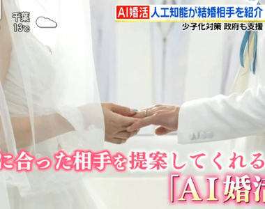 《日本政府推廣AI配對》人工智慧幫你尋找結婚對象 撇除主觀意識非常有效率？