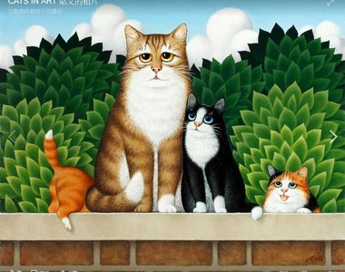 《出現在畫作裡的喵星人》從很久很久以前,畫家就開始描繪貓皇惹