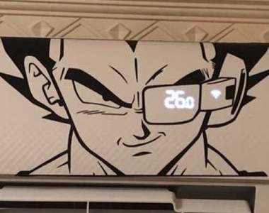 地表最驕傲的冷氣《七龍珠冷氣貼》你這個戰鬥力只有23的渣渣