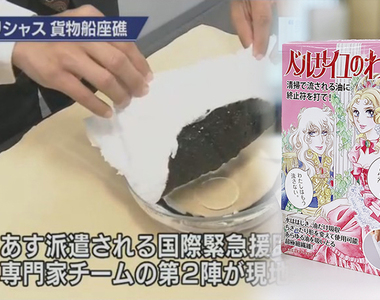 《只會吸油的神奇纖維》凡爾賽之綿挽救觸礁船漏油 包裝設計品味意外引發話題