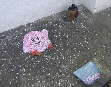 《落葉星之卡比》那位超強高中老師就連掃地也可以很浪漫