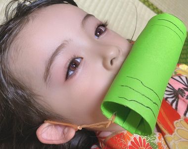 鬼滅之刃cos《5歲超萌禰豆子》超絕可愛螢幕前的大叔們要忍住啊