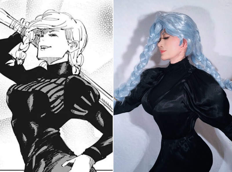 叶美香cos 咒術迴戰冥冥 感覺這個冥冥體術應該會比術式厲害一點唷