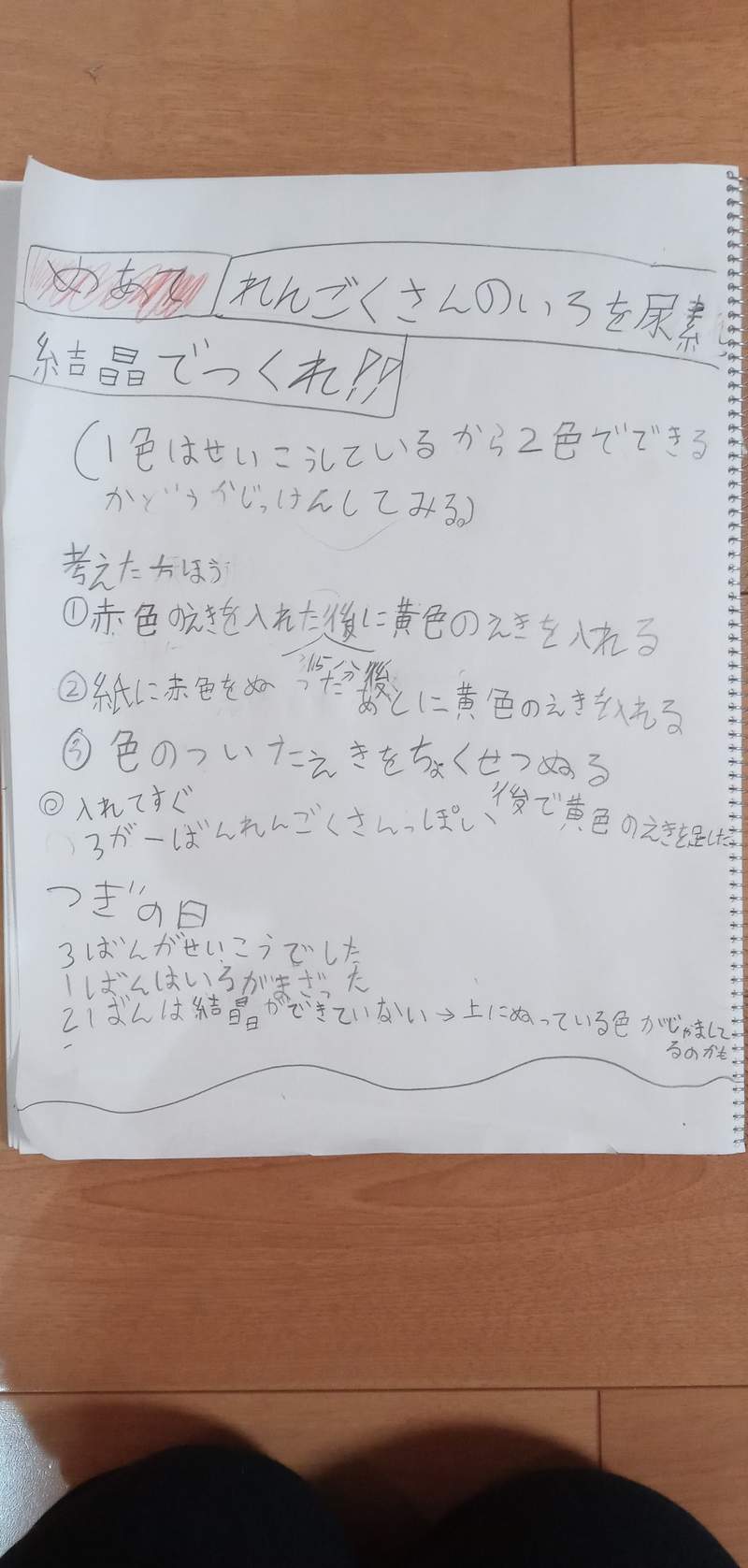 天才發想 尿素結晶做出煉獄杏壽郎的頭髮 小2生自創的實驗主題讓大人都甘拜下風