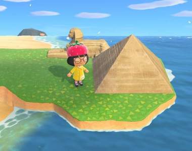 集合啦!動物森友會《把無人島設計成埃及》國外有愛玩家打造的超神古老城市