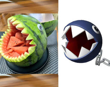 靈感激發《夏日最應景的西瓜藝術》把西瓜做成鐵球怪的樣子這太有才惹