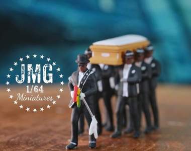 你出事他來扛！《1/64抬棺舞模型小人》就算只看圖我腦中也想起那個音樂惹