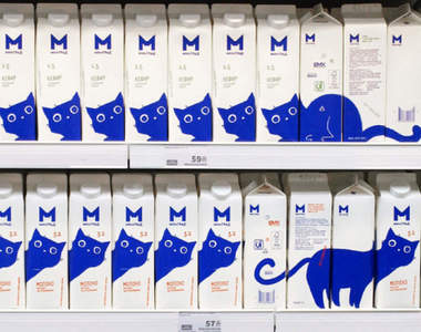 覺得想買《貓的盒裝牛奶》俄羅斯超可愛的鮮奶包裝讓全世界貓奴陷入瘋狂❤