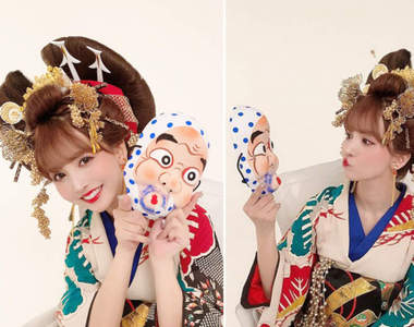 最強暗黑天后《三上悠亞》2020新年周刊實話性感的寫真花魁打扮~超辣❤︎