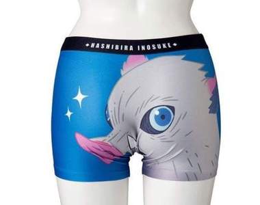 咖噌之呼吸《鬼滅之刃四角褲》伊之助整個豬頭印上去是哪招XD