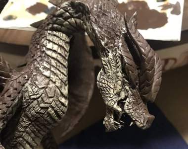 日本達人製作《魔物獵人黑龍黏土模型》這精細不輸商品的做工真是強啊