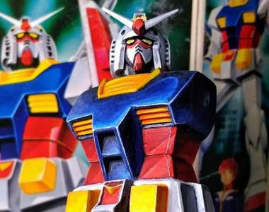 網友製作《初代鋼彈盒繪塗裝》超成功做出從紙箱浮出來的感覺