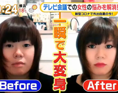 《視訊會議化妝好麻煩》日本OL在家工作也無法鬆懈 AI彩妝軟體是職場女性的救星